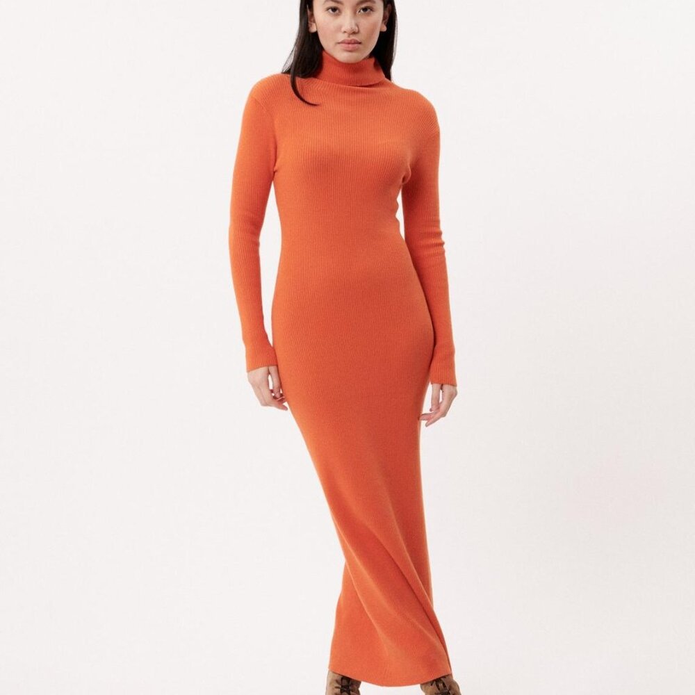NWT FRNCH Tight Knit Maxi Dress